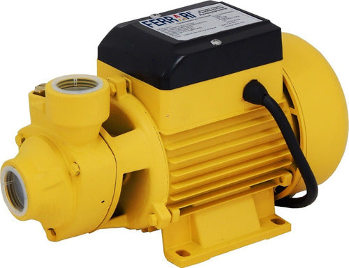 Bomba Periferica Ferrari Acquapump 1/2cv Ip44 Monofasico Amarelo 60 Monofásica