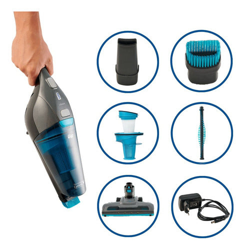 Aspirador De Pó Portátil Wap Eco Rápido Bivolt Sem Fio