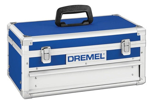 Maleta Metálica Porta-ferramentas Dremel Azul Azul