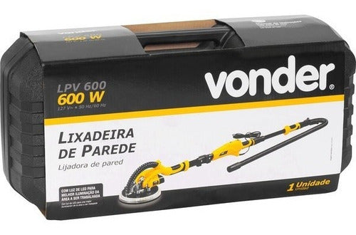 lixadeira de parede e teto 600w c/ led lpv 600 vonder 220v