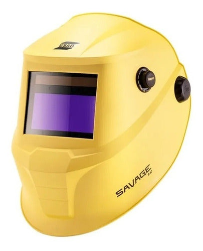 máscara de solda automática esab savage a40 amarela