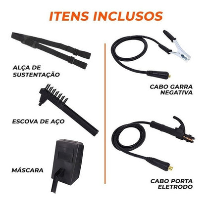 Maquina Solda Inversora 220v 105a 60hz Mma Tig Vulcan