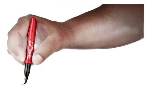 caneta ponta fina preta inkzall 48-22-3100 milwaukee