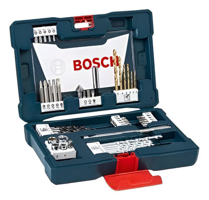 Maleta Pontas E Brocas V-line Titanio Bosch 48 Peças