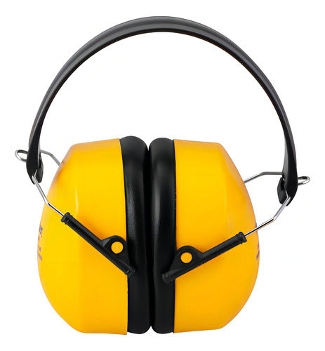 abafador de ruídos tipo concha 19 db arv 300 vonder amarelo