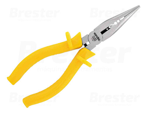 Alicate Bico Meia Cana 6 Eletricista Isolado 1000v Vonder