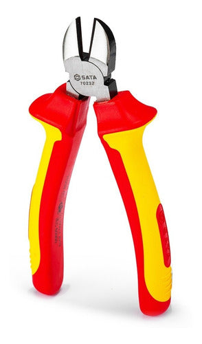 alicate de corte diagonal 6 vde isolado sata st70232