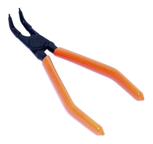 Alicate P/ Anéis Internos Bico Curvo 7 Pol Belzer 219009bbr