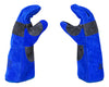 Luva De Solda Epi Macia Alta Temperatura Boxer Azul