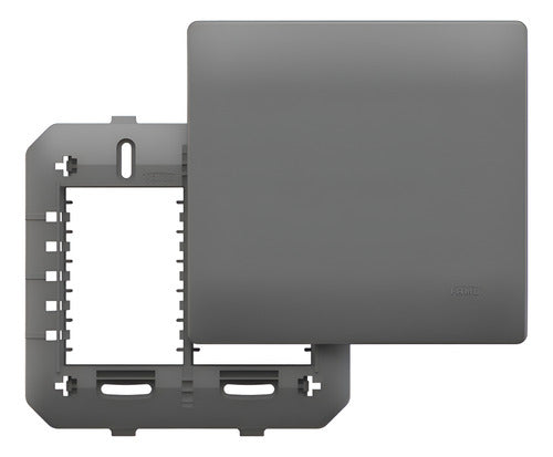 placa cega 4x4 contemporânea onix fame linha habitat 4573