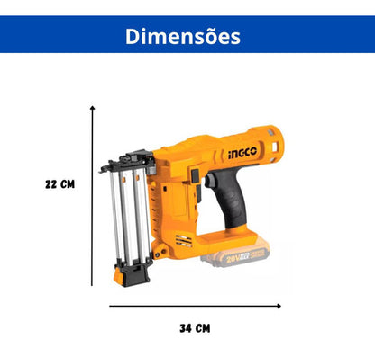Pinador Ingco 18ga 50mm 20v P20s (sem Bateria)