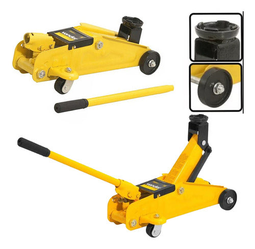 macaco hidráulico tipo jacaré 2 toneladas vonder