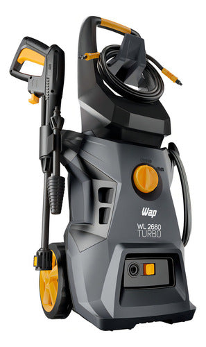 Lavadora De Alta Pressão Wap Wl 2660 Turbo 1800w 220v Cinza E Amarelo 220v 60 Hz
