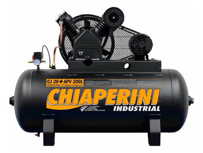 Compressor De Ar 20 Pés 200l 5hp Mono. Cj 20 Apv Chiaperini