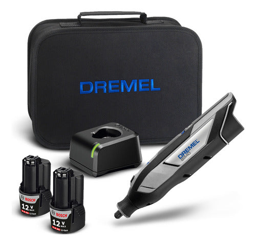 dremel 8240 micro retífica com 2 baterias carregador e bolsa 175 w