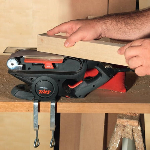 Lixadeira De Cinta Skil 7640 Preta E Vermelha 900w 220v