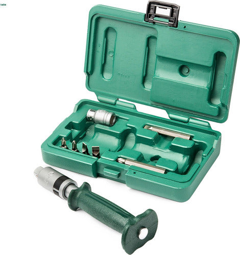 jogo de chave impacto fenda/philips 8peças cabo isolado sata