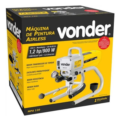 Máquina De Pintura Airless 900w 3.000 Psi Mpa 120 Vonder