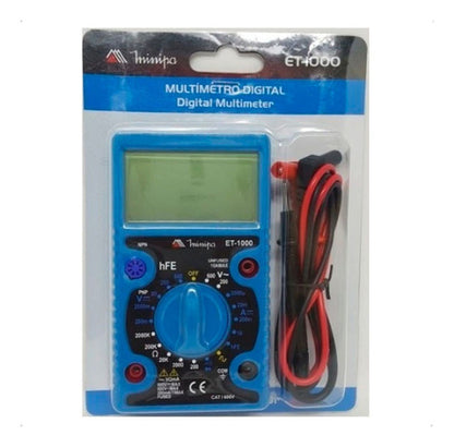 Multímetro Digital Profissional Et-1000 Minipa Portátil