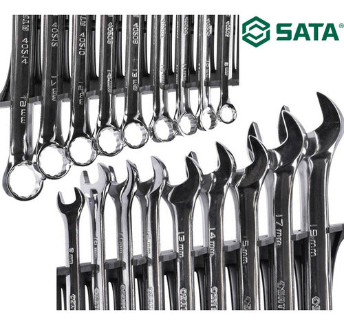 Jogo De Chave Combinada Sata 8-19mm 9 Peças