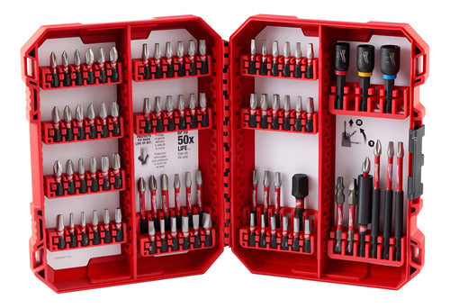 Jogo De Bits E Pontas Shockwave C/ 80 Peças Milwaukee