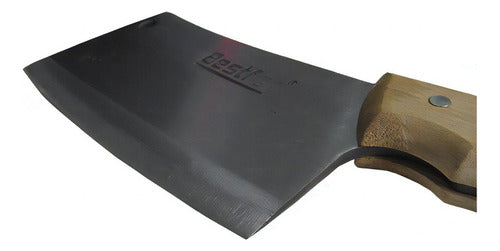 cutelo tipo artesanal aço manganês 8,5 pol full tang bestfer única