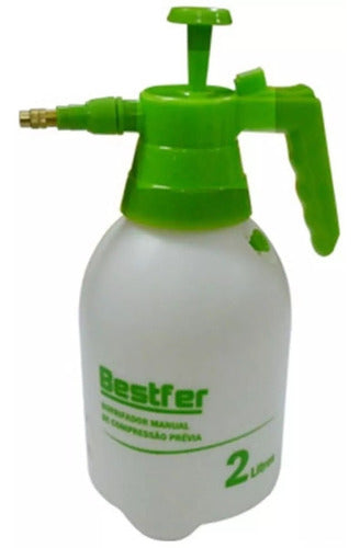 Pulverizador Borrifador Plantas Flores Orquideas 2l Bestfer  Branco