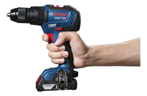 Parafusadeira Furadeira Gsb 18v-50 Mala+bat+carregador Bosch