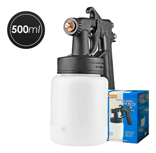 chiaperini ch ad-75 pistola pintura ar direto sucção 500 ml 938