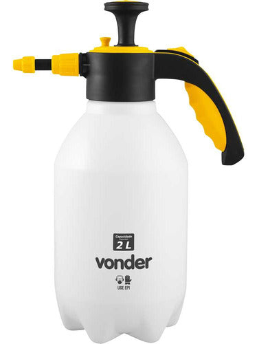 Pulverizador 2 Litros Compressão Prévia Vonder Branco