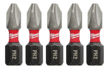 Phillips Ph2 Milwaukee 48-32-4601 1 Pol. 5 Unidades. Pedaços