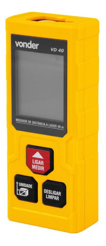 medidor laser distância 40m vd40 vonder