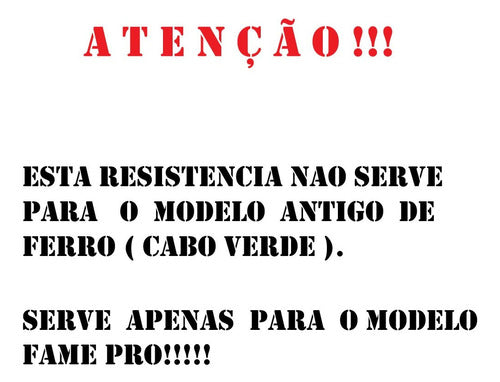 Resistência Ferro Solda Fame Machadinha 180w 220v