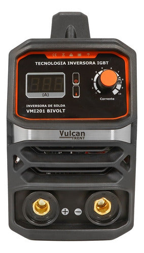 Maquina Inversora De Solda Vmi201 Bivolt Digital Vulcan Cor Laranja