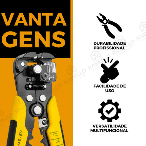 Alicate Decapador De Fios Para Eletricista Tramontina