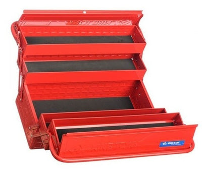 Caixa Metálica Sanfonada - Vermelha King Tony Vermelho