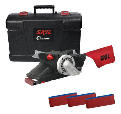 Lixadeira De Cinta Skil 7640 Preta E Vermelha 900w 220v