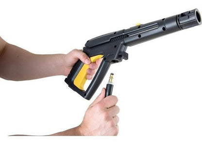 Lavadora De Alta Pressão Tramontina Residencial Master 42550 Amarela E Preta De 1400w Com 110bar De Pressão Máxima 220v