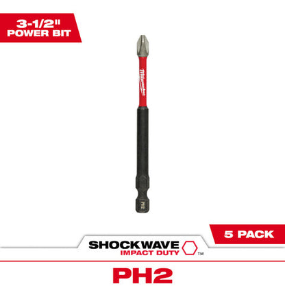 Bit Philips Ph2 X 89mm C/ 5pç - 48-32-4564 - Milwaukee