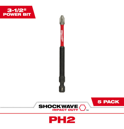 Bit Philips Ph2 X 89mm C/ 5pç - 48-32-4564 - Milwaukee
