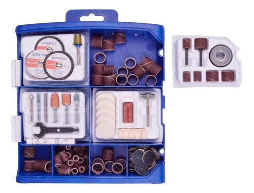 kit de acessórios para minitorno dremel 3000 4000 160 peças