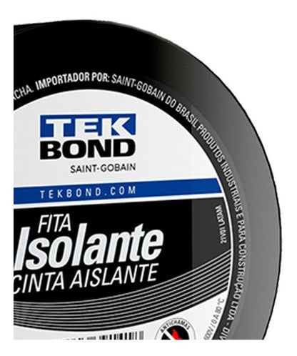 Fita Isolante 19mm X 20 Metros X 0.13mm 21131001920 Tekbond