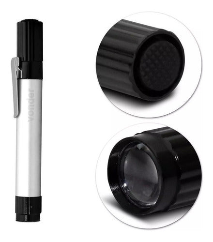 lanterna em caneta de led mini ln 011 - vonder