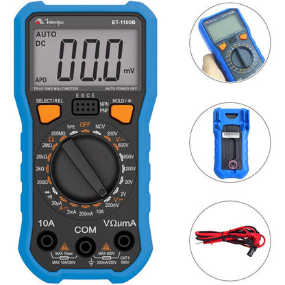 Multimetro Digital Minipa Et-1100b Portátil Profissional