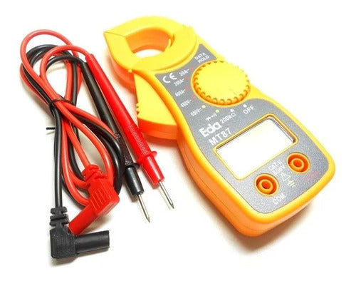 mini alicate amperímetro digital aviso sonoro fertak