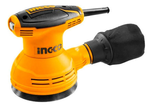 lixadeira rotativa orbital  ingco 320w 5 polegadas 220v