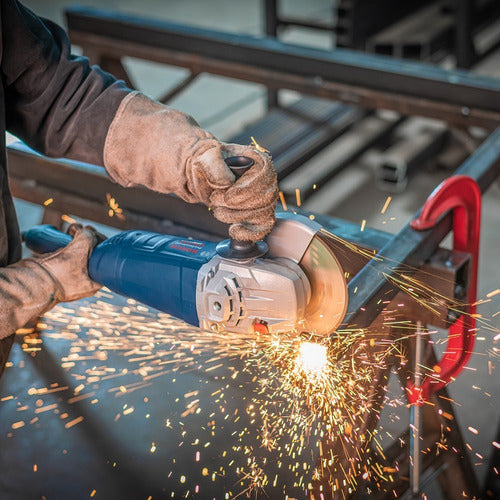 Esmerilhadeira Angular Bosch Professional Gws 2200-180 H Azul 2200 W 220 V + Acessório