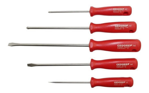 jogo chave de fenda 5 peças - r38001005 gedore red