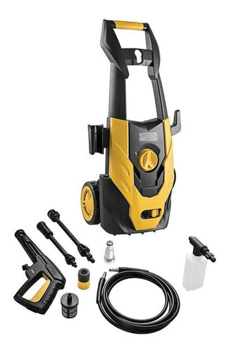 Lavadora De Alta Pressão Tramontina Residencial Master 42550 Amarela E Preta De 1400w Com 110bar De Pressão Máxima 220v