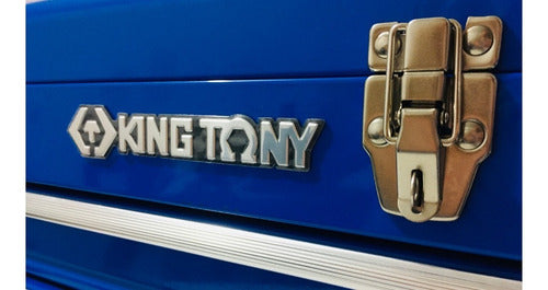 Baú Para Ferramentas Metálico 87a07-2a-b Cor Azul King Tony